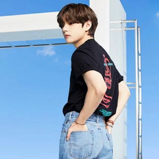 ボウダンショウネンダン(防弾少年団(BTS))のFILA Tシャツ テテ テヒョン TATA BTS BT21 tinytan(アイドルグッズ)