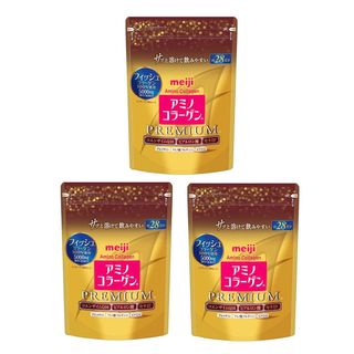 メイジ(明治)の明治　アミノコラーゲン プレミアム 約28日分(196g×3個セット) 新品(コラーゲン)