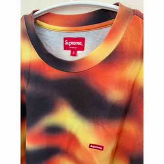 supreme 23ss small box tee flame