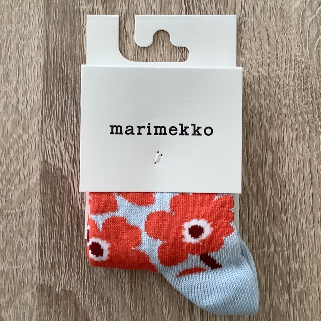 marimekko - 【未使用】マリメッコ Makeinen Unikko キッズソックス 19 ...