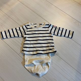 プチバトー(PETIT BATEAU)のpetit bateau ロンパース(ロンパース)