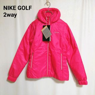 ナイキ(NIKE)の【新品未使用】ナイキゴルフ　2way　中綿入り　ベスト　ジャケット(ウエア)