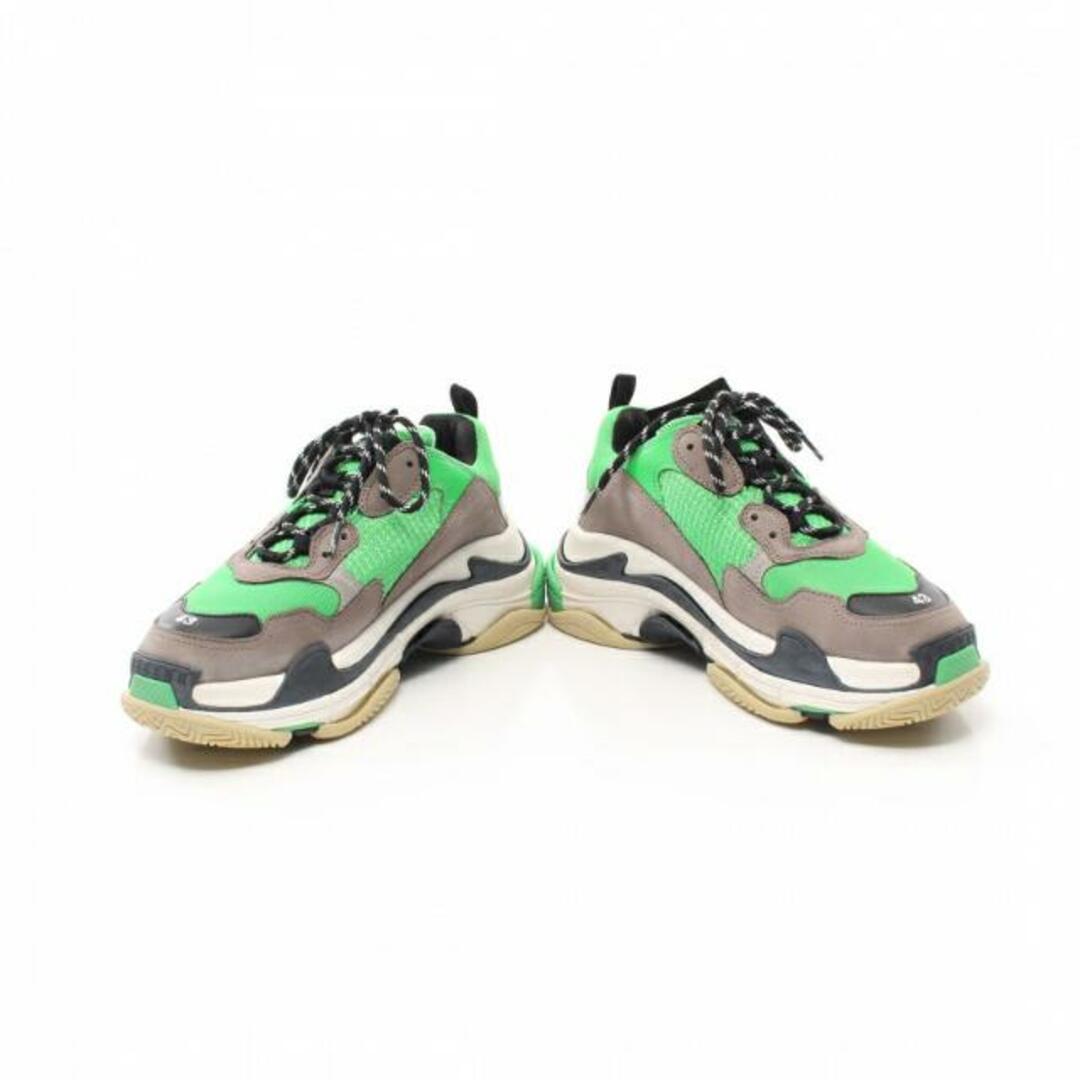 Balenciaga(バレンシアガ)のTriple S トリプルS スニーカー レザー イエローグリーン グレーベージュ マルチカラー USED加工 メンズの靴/シューズ(スニーカー)の商品写真