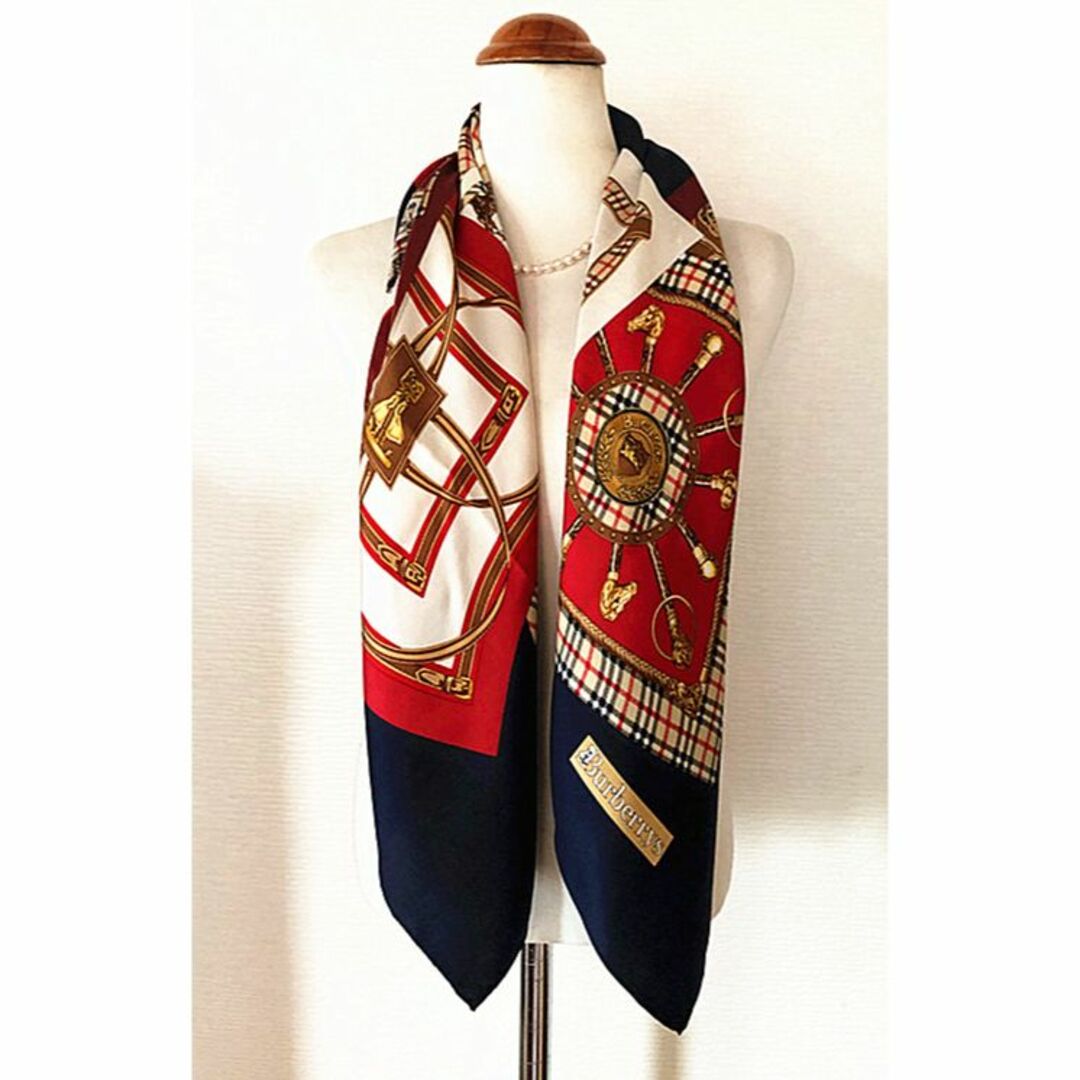 BURBERRY - 美品 稀少柄 BURBERRYS バーバリーズ 人気スカーフ柄 BURBERRY - 美品 稀少柄 BURBERRYS バーバリーズ 人気スカーフ柄