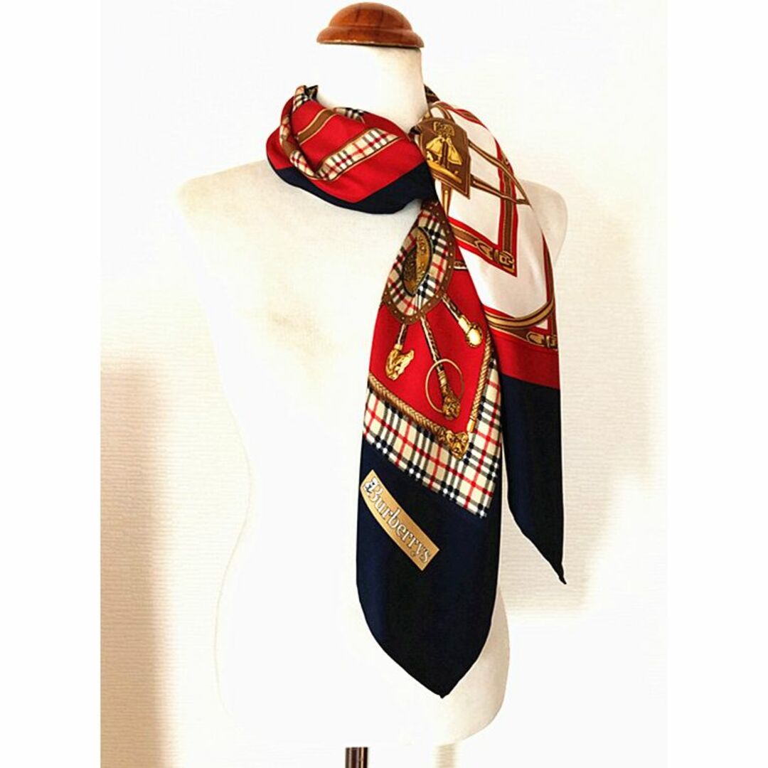 BURBERRY - 美品 稀少柄 BURBERRYS バーバリーズ 人気スカーフ柄 BURBERRY - 美品 稀少柄 BURBERRYS バーバリーズ 人気スカーフ柄