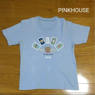 ピンクハウス(PINK HOUSE)のPINK HOUSE テディベアワッペンが可愛いTシャツ ピンクハウス(シャツ/ブラウス(半袖/袖なし))