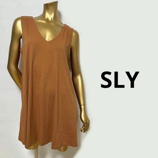 スライ(SLY)の【3239】SLY ノースリーブ フレア ワンピース(ミニワンピース)