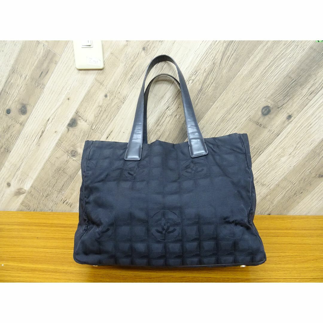CHANEL - K天013/ シャネル  ニュートラベルライン ハンドバッグ ナイロン レザー