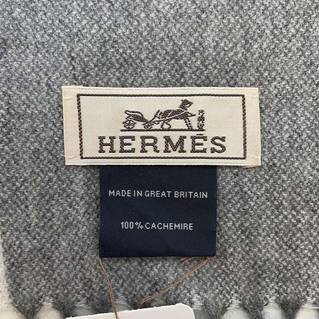 Hermes - エルメス マフラー Hサマーブロック カシミヤ HERMES メンズ