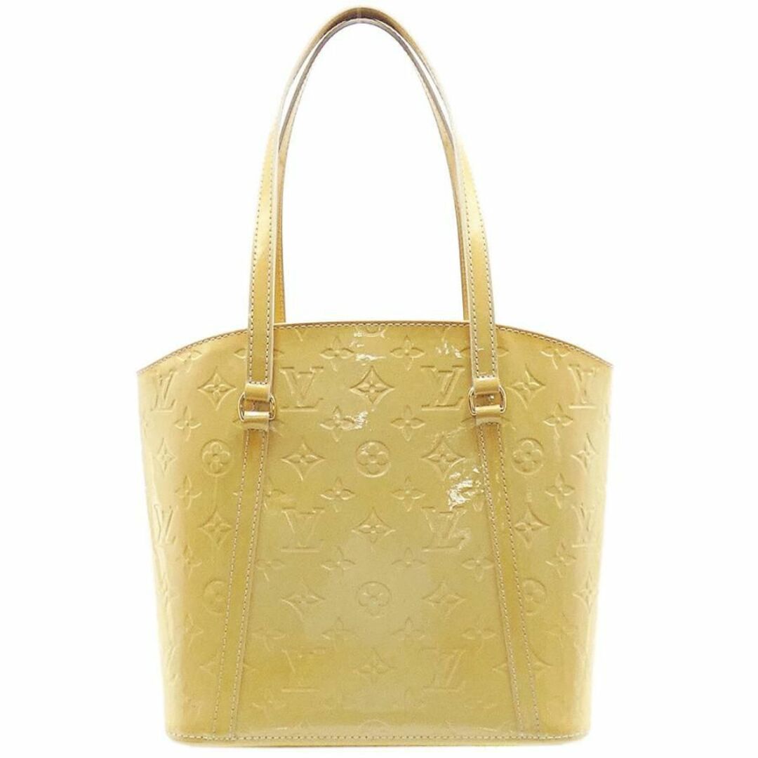 ルイヴィトン バッグ M91743 LOUIS VUITTON モノグラム・ヴェルニ アヴァロンMM トートバッグ ブランコライユ 03531レザーxテキスタイルカラー