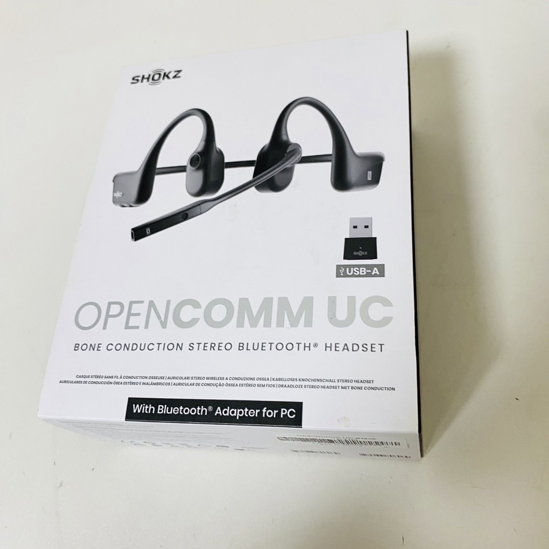 【新品未開封】Shokz骨伝導イヤホン OPENCOMM UC USB-A