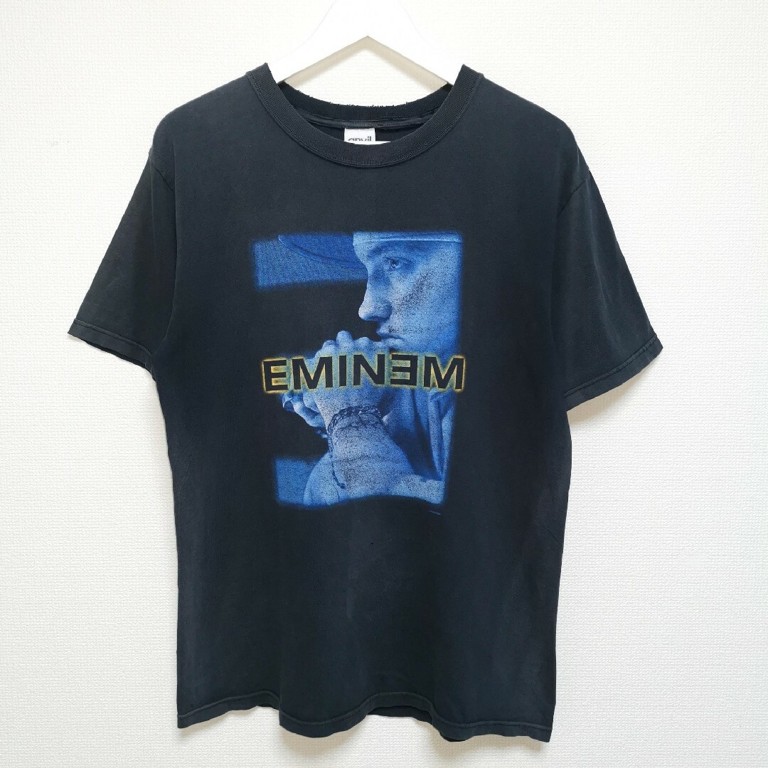 トップスM 00s EMINEM エミネム Encore Tシャツ ANVIL RAP