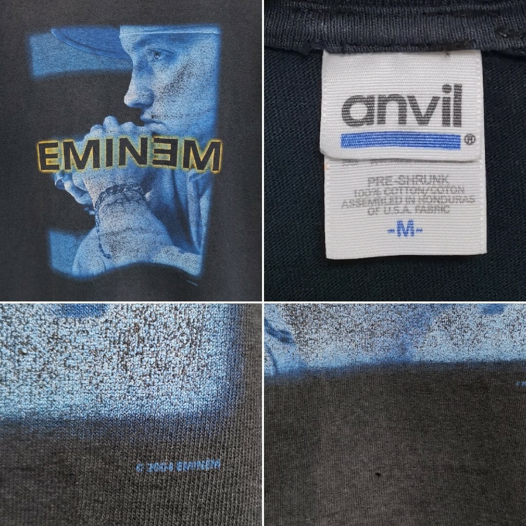 RAP MUSICIAN(ラップミュージシャン)のM 00s EMINEM エミネム Encore Tシャツ ANVIL RAP メンズのトップス(Tシャツ/カットソー(半袖/袖なし))の商品写真