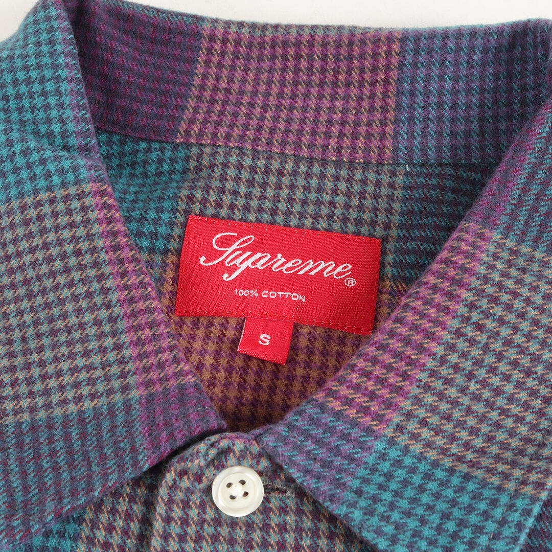 Supreme plaid flannel shirt マルチカラー　サイズS