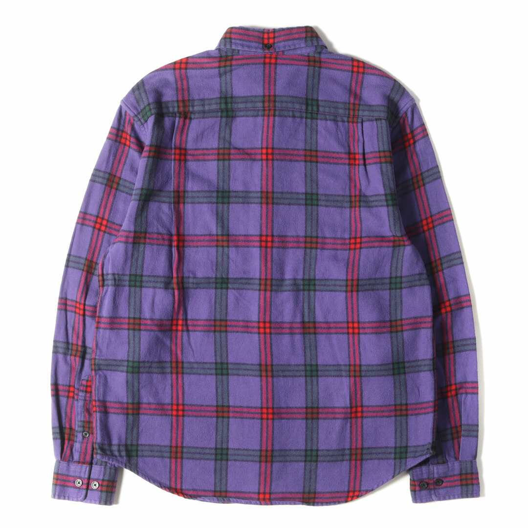 supreme 19aw tartan flannel shirt サイズS