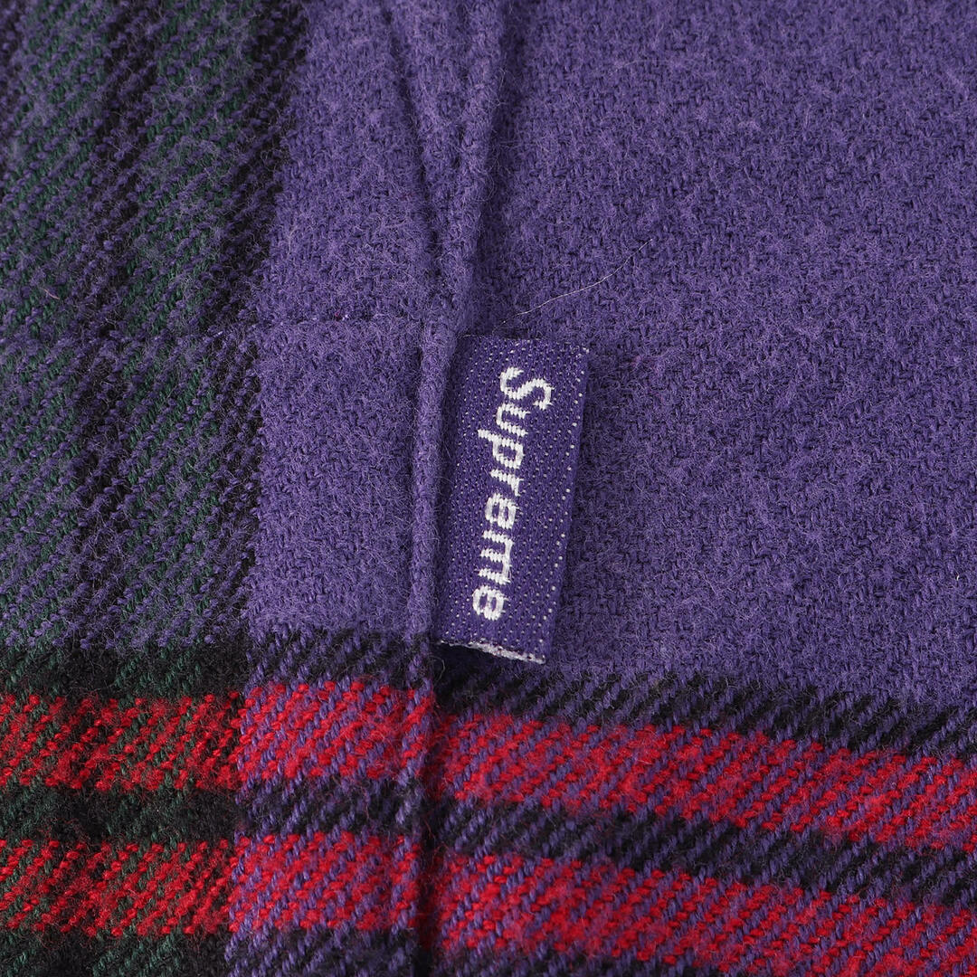 supreme 19aw tartan flannel shirt サイズS