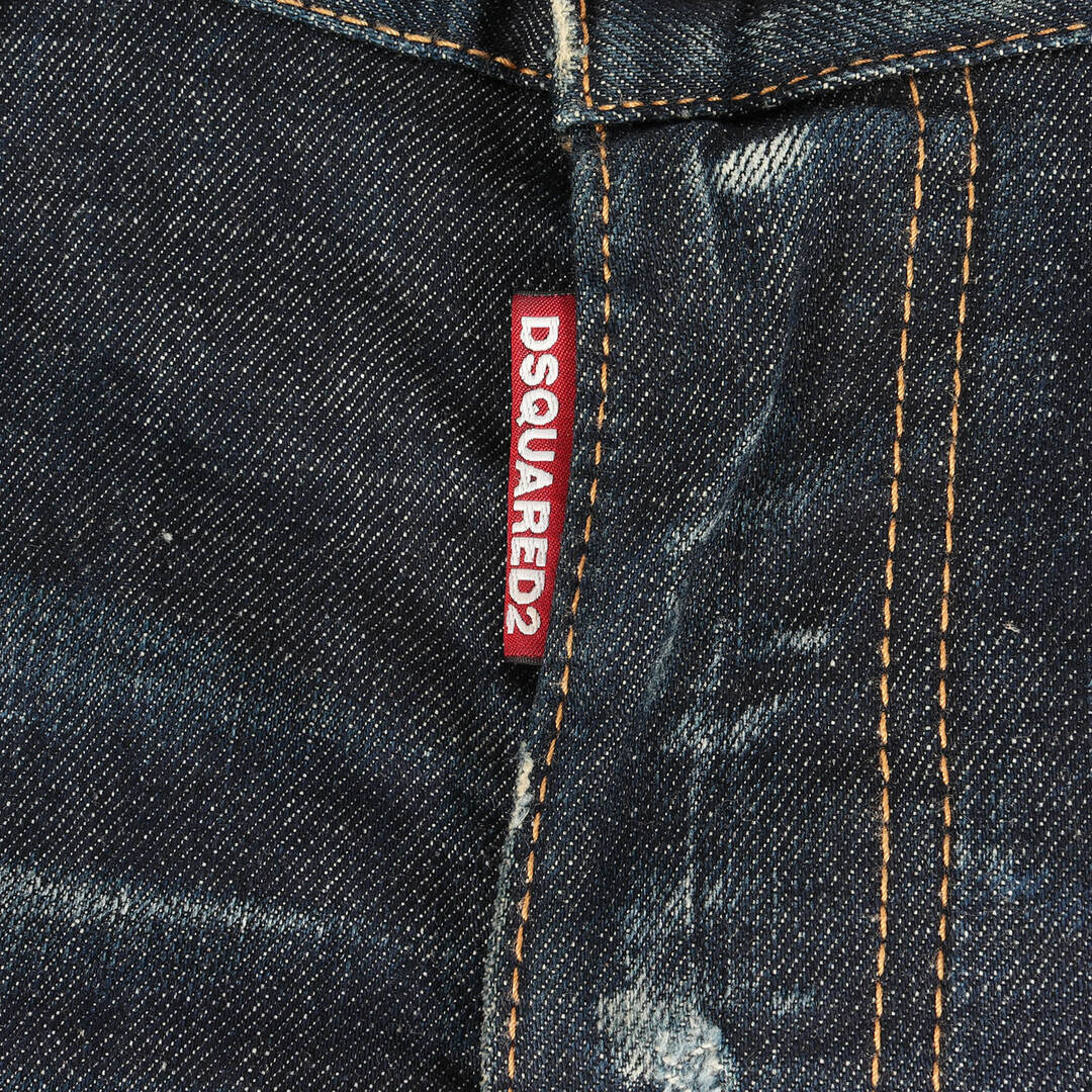 DSQUARED2 ディースクエアード デニムパンツ サイズ:44 ヴィンテージ加工 ストレッチ バイカー デニム パンツ Tidy Biker  Jean S71LB0223 ボトムス ジーンズ ジーパン インディゴ ブルー 【メンズ】【中古】