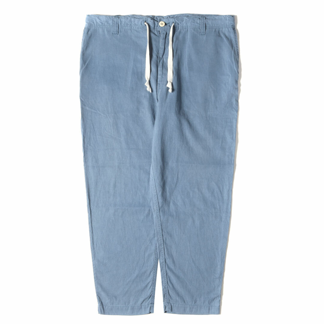 Porter Classic ポータークラシック パンツ サイズ:M ハードワーク テンセル テーパード パンツ HAND WORK TENCEL PANTS ライトブルー ボトムス ズボン 【メンズ】メンズ