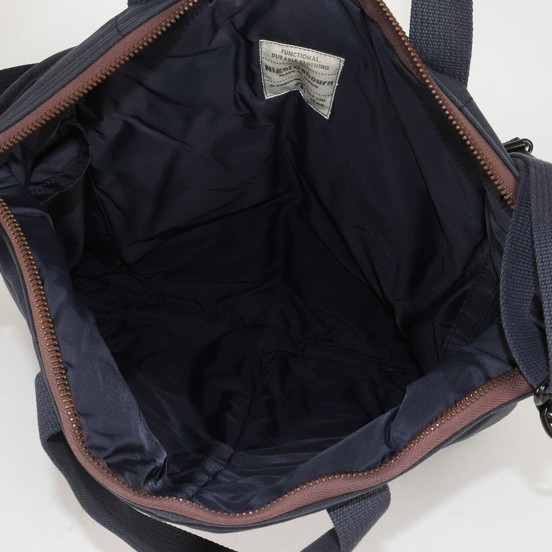 Nigel Cabourn ナイジェルケーボン バッグ ハーフテックス ヘルメットバッグ AIR FORCE BAG HALFTEX ネイビー 紺 カバン 【メンズ】 5