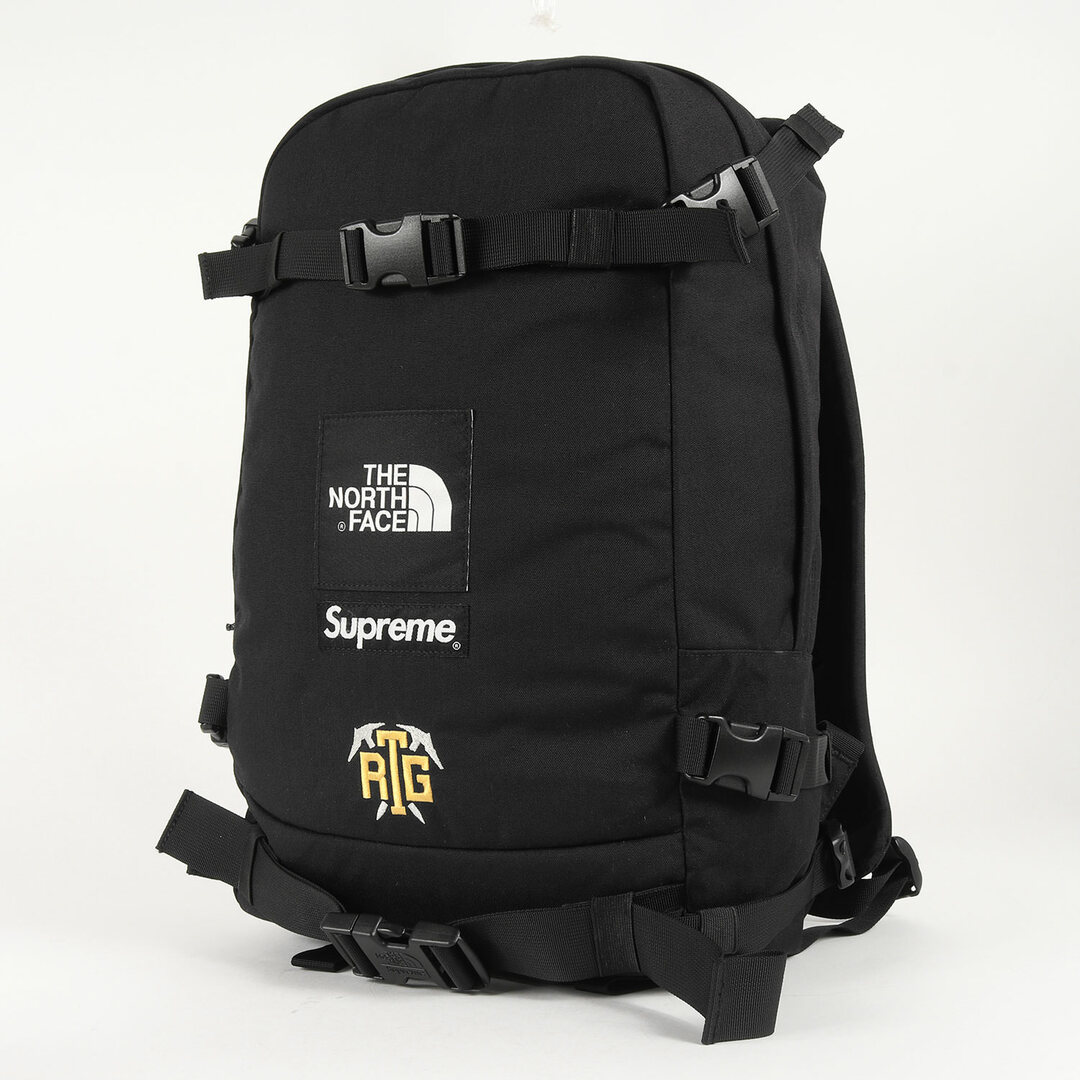 ★THE NORTH FACE×Supremeコラボ黒パックパックリュックサック外ポケット大1箇所商品状態