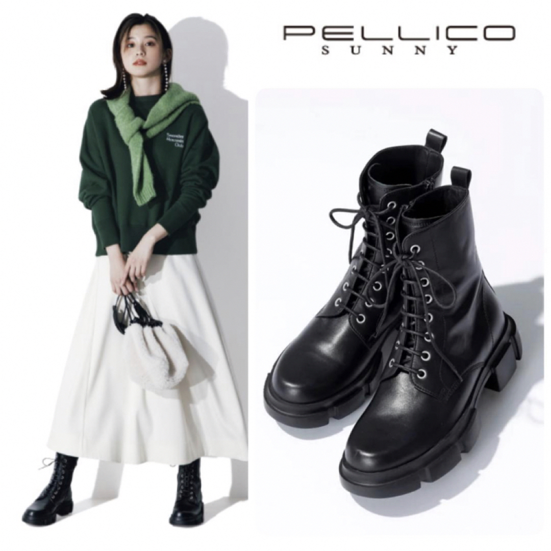 定価42900円☆未使用☆ PELLICO SUNNY コンバットブーツ