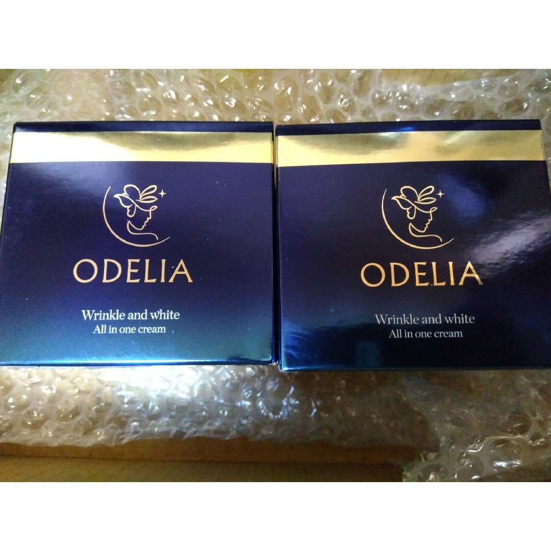 ODELIA オデリア　リンクル＆ホワイト　オールインワンクリーム　50g　2個