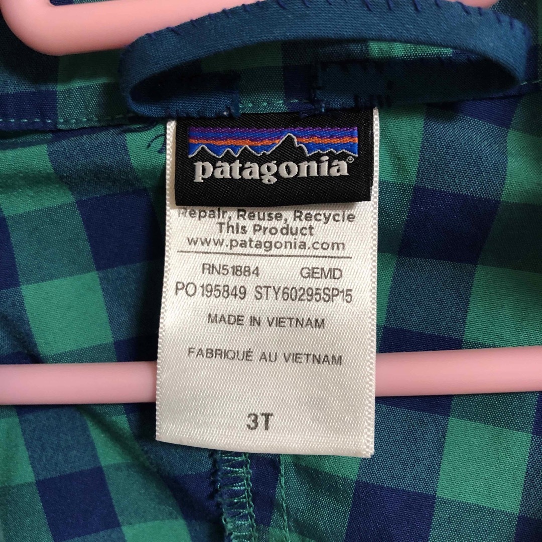 Patagonia パタゴニア ギンガムチェック ジャケット 3T - ジャケット