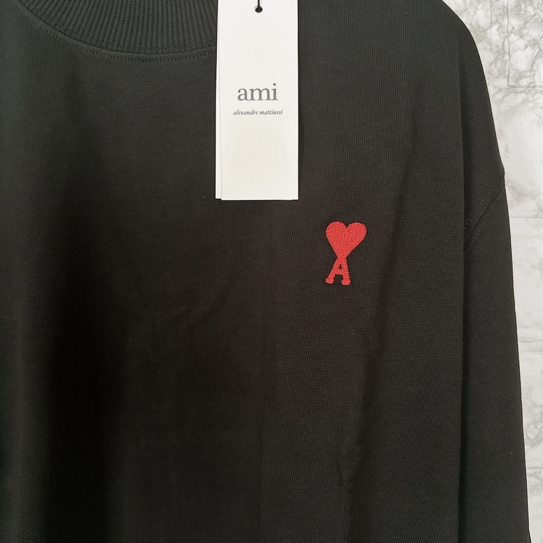 新品 Amiparis アミパリス 長袖 Tシャツ レッド 男女兼用