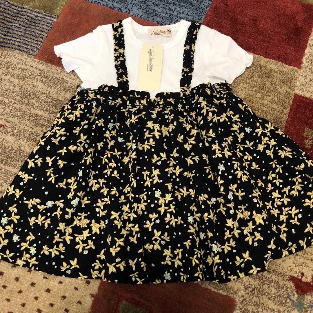 Love&Peace&Money(ラブアンドピースアンドマネー)のLove&Peace&Money   ワンピース　90 キッズ/ベビー/マタニティのキッズ服女の子用(90cm~)(ワンピース)の商品写真