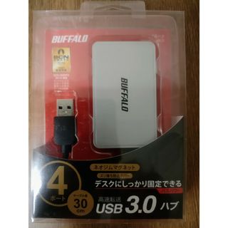 バッファロー(Buffalo)のBUFFALO USB3.0バスパワーハブ 4ポートタイプ BSH4U300U(PC周辺機器)