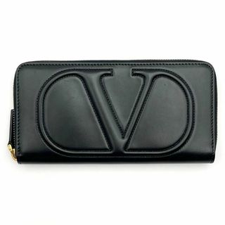 ヴァレンティノ(VALENTINO)の【超美品】ヴァレンティノ　VALENTINO メンズ　財布　長財布 　ジップ(長財布)