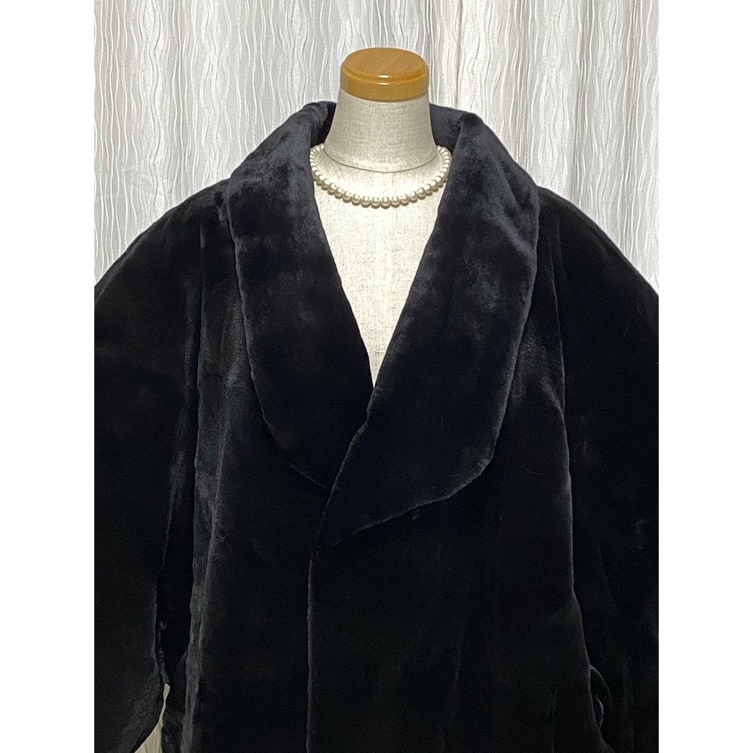 No.88 超オススメ　ブラックグラマ　シェアードミンク　和装コート レディースのジャケット/アウター(毛皮/ファーコート)の商品写真
