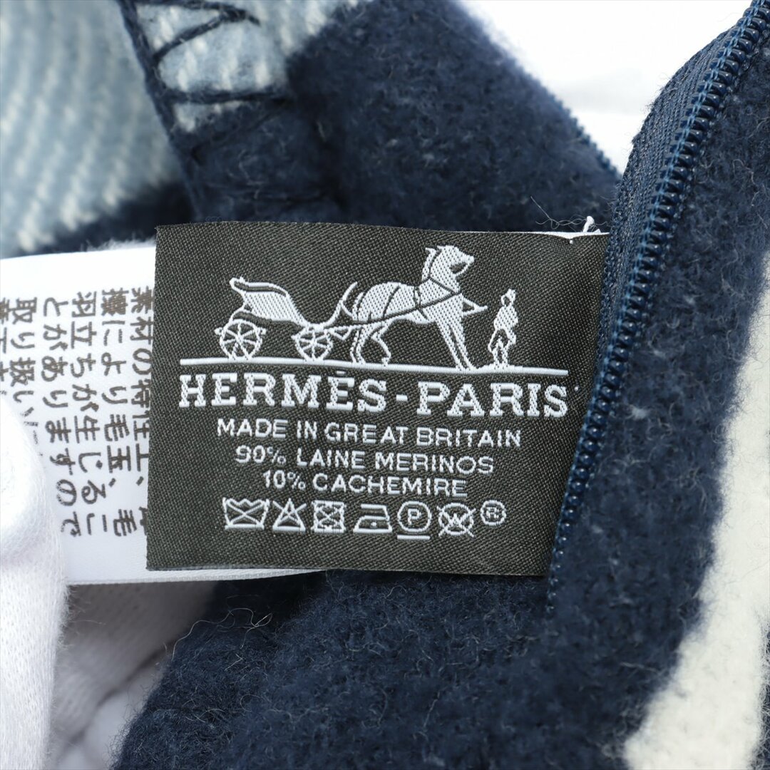 Hermes(エルメス)のエルメス アヴァロン ウール×カシミヤ  ネイビー レディース その他小物 レディースのファッション小物(その他)の商品写真