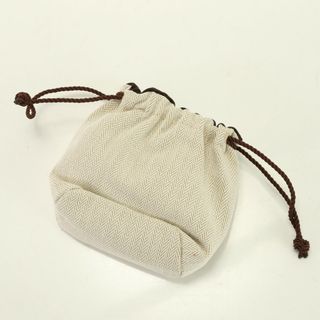 Hermes - 美品 エルメス ヘリンボーン ロゴ 保存袋 布袋 巾着 袋
