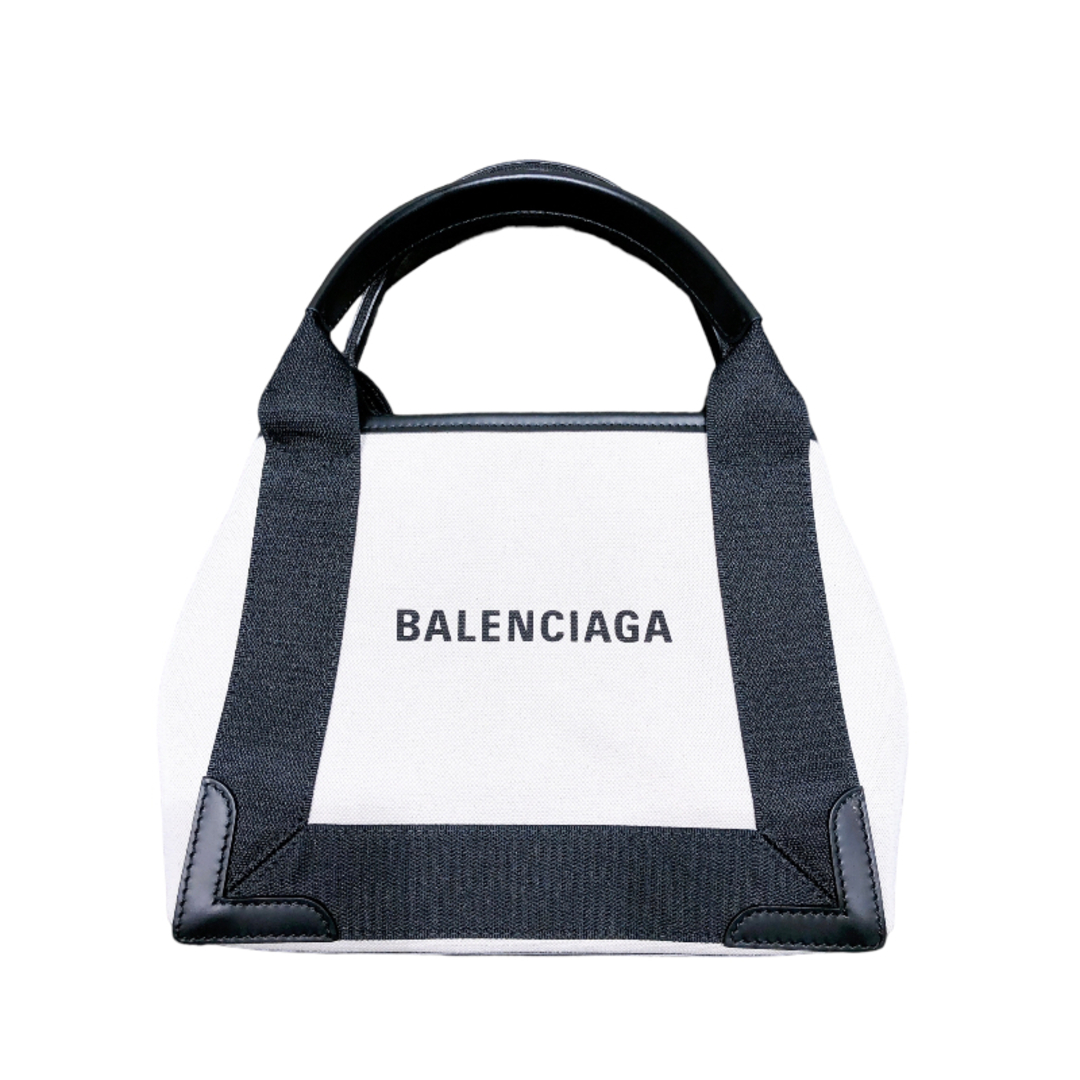 Balenciaga - バレンシアガ BALENCIAGA ネイビーカバスXS キャンバス