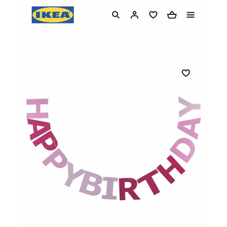 IKEA - IKEA ガーランド　ハッピーバースデー