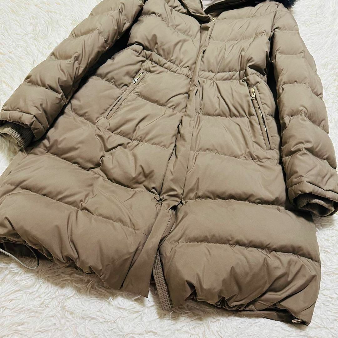 IENA - 【美品】IENA タフタロングダウンコート フレンチダウン