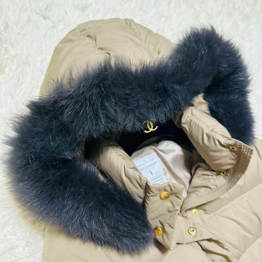 IENA - 【美品】IENA タフタロングダウンコート フレンチダウン