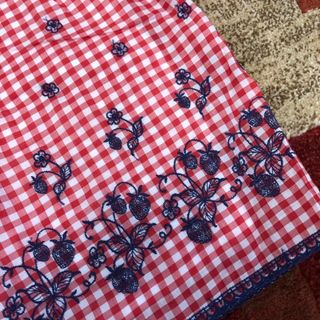 sense of wonder - センスオブワンダー 野イチゴ 刺繍 ワンピース 120