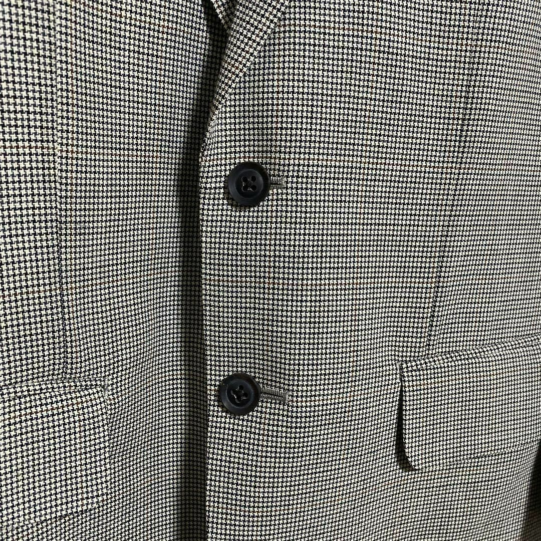 バーバリー BURBERRY 千鳥柄 テーラードジャケット メンズ AB3 古着