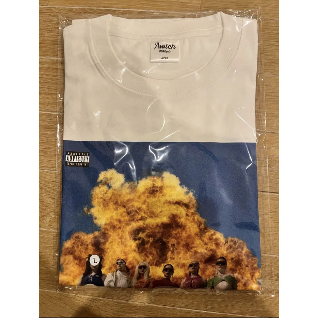 【値引不可】AWICH BAD BITCH 文学 TシャツLサイズ bitch Lサイズ