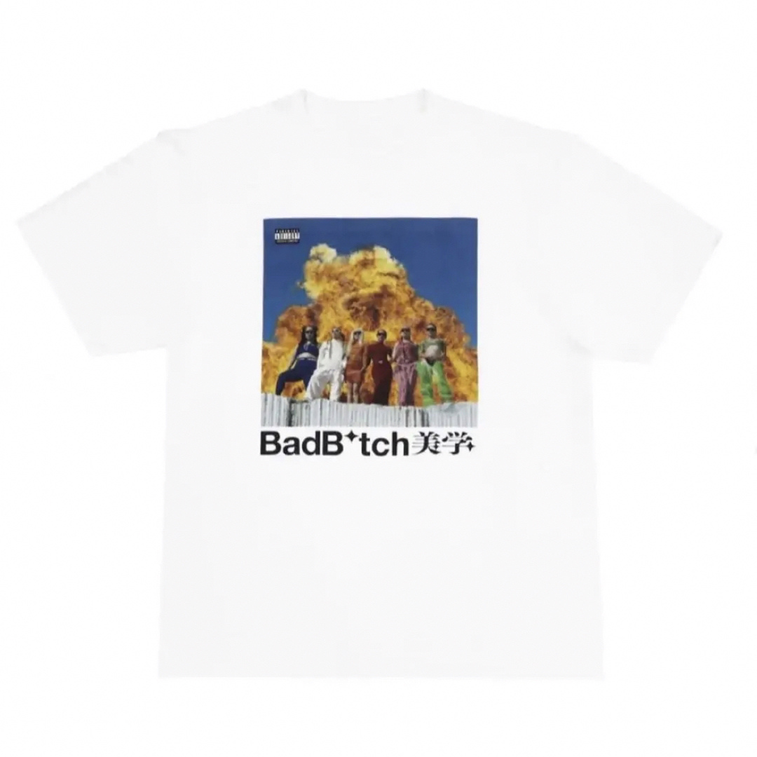 【値引不可】AWICH BAD BITCH 文学 TシャツLサイズ