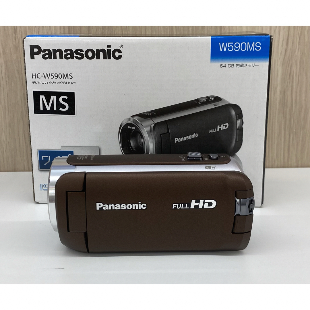 Panasonic HC-W590MS 美品 ブラウン64G内蔵 - ビデオカメラ