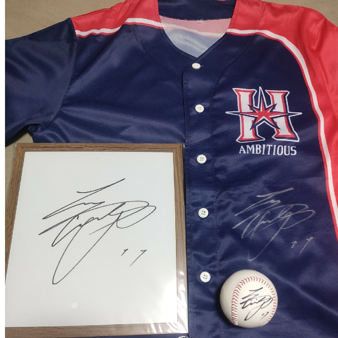 大谷翔平直筆サインボール・直筆サイン色紙・直筆サインユニフォーム3