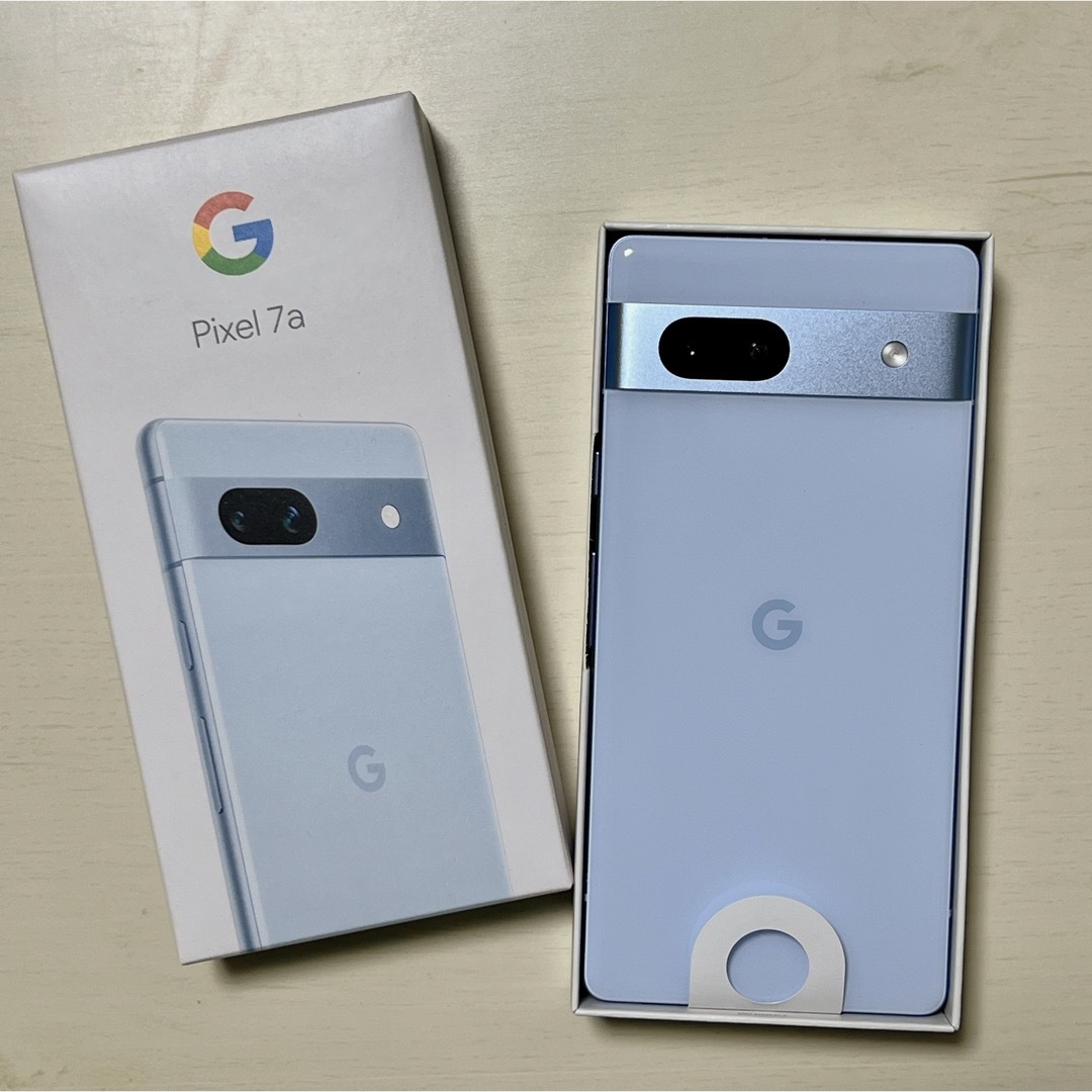 Google Pixel(グーグルピクセル)のGoogle Pixel 7a 128GB sea SIMフリー スマホ/家電/カメラのスマートフォン/携帯電話(スマートフォン本体)の商品写真