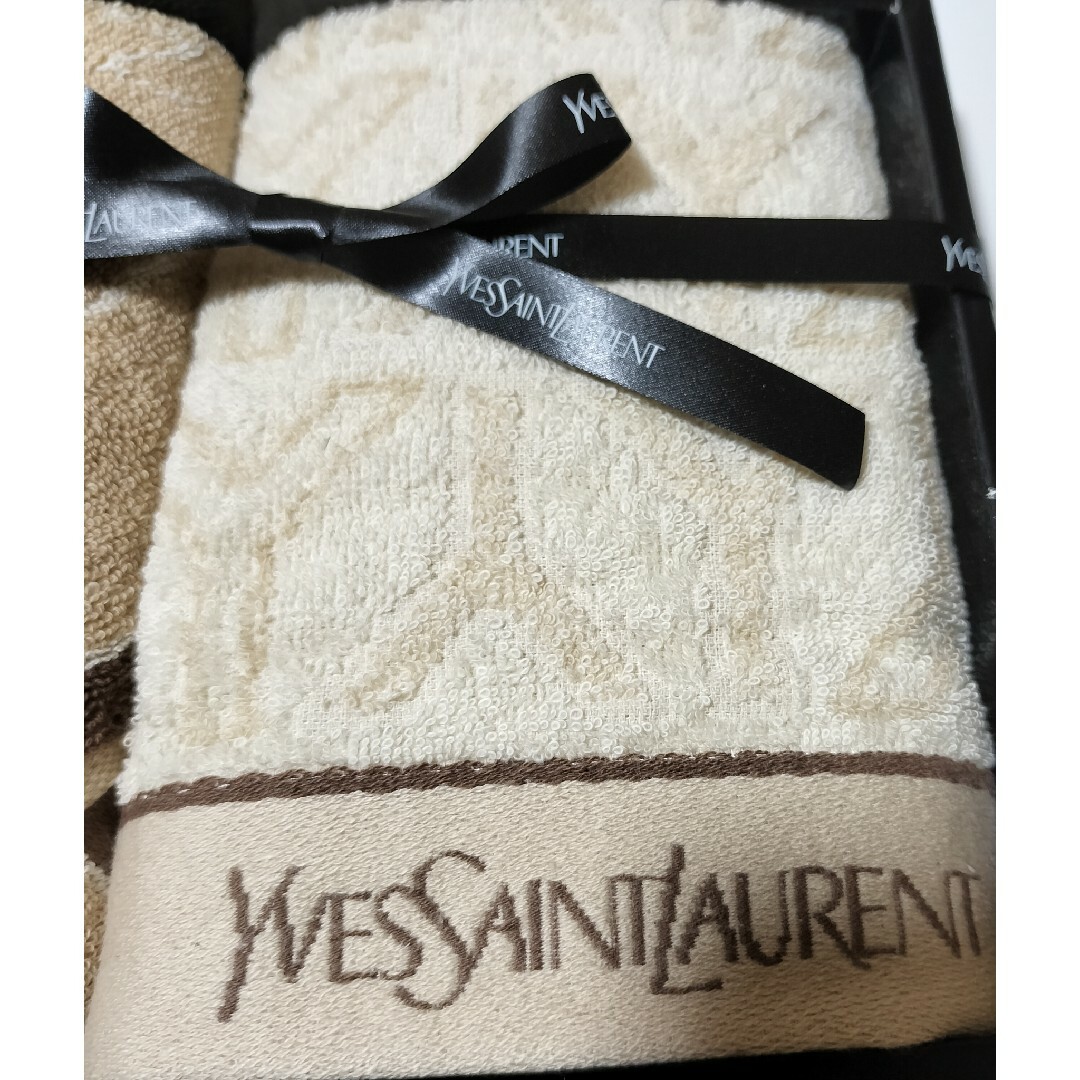 Yves Saint Laurent   新品·未使用イブサンローラン ゲストタオル