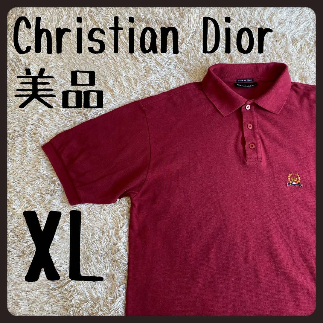 Christian Dior - 【美品】 クリスチャンディオール ポロシャツ 鹿の子