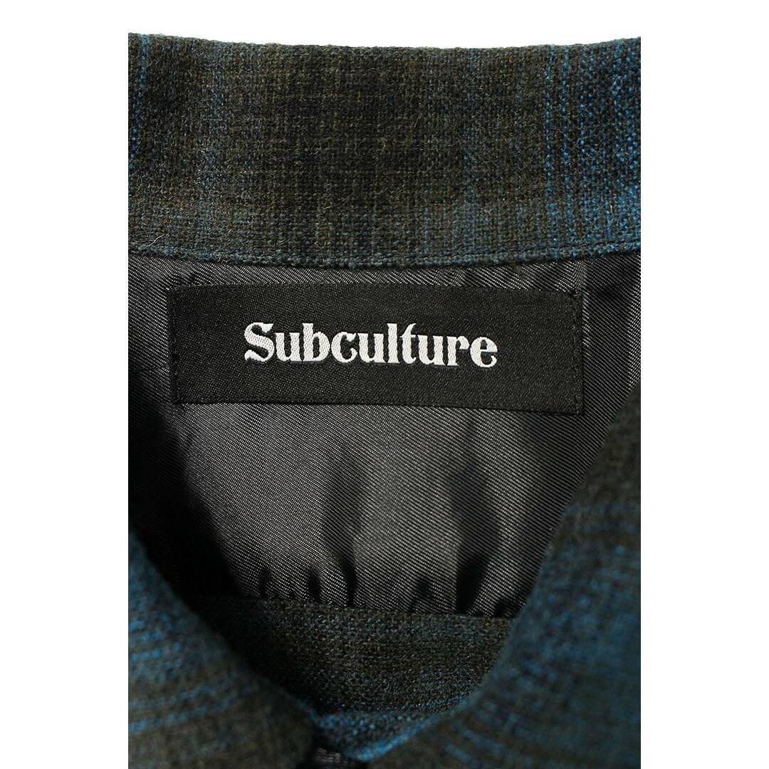 サブカルチャー subculture ウールオンブレチェック長袖シャツ メンズ 1 メンズのトップス(シャツ)の商品写真