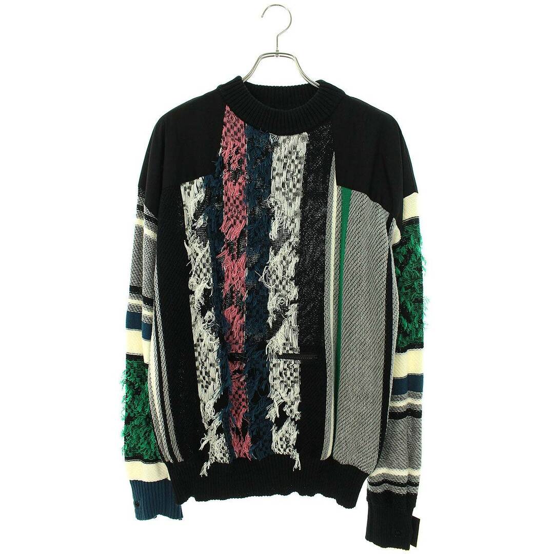 サカイ  22SS  22-02749M Rug Jacquard Knit Pullover ラグジャガードプルオーバーニット メンズ 2