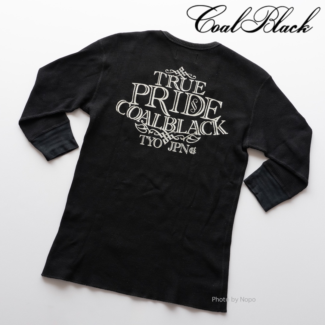 COALBLACK - Coalblack コールブラック ロゴプリントサーマルTシャツ